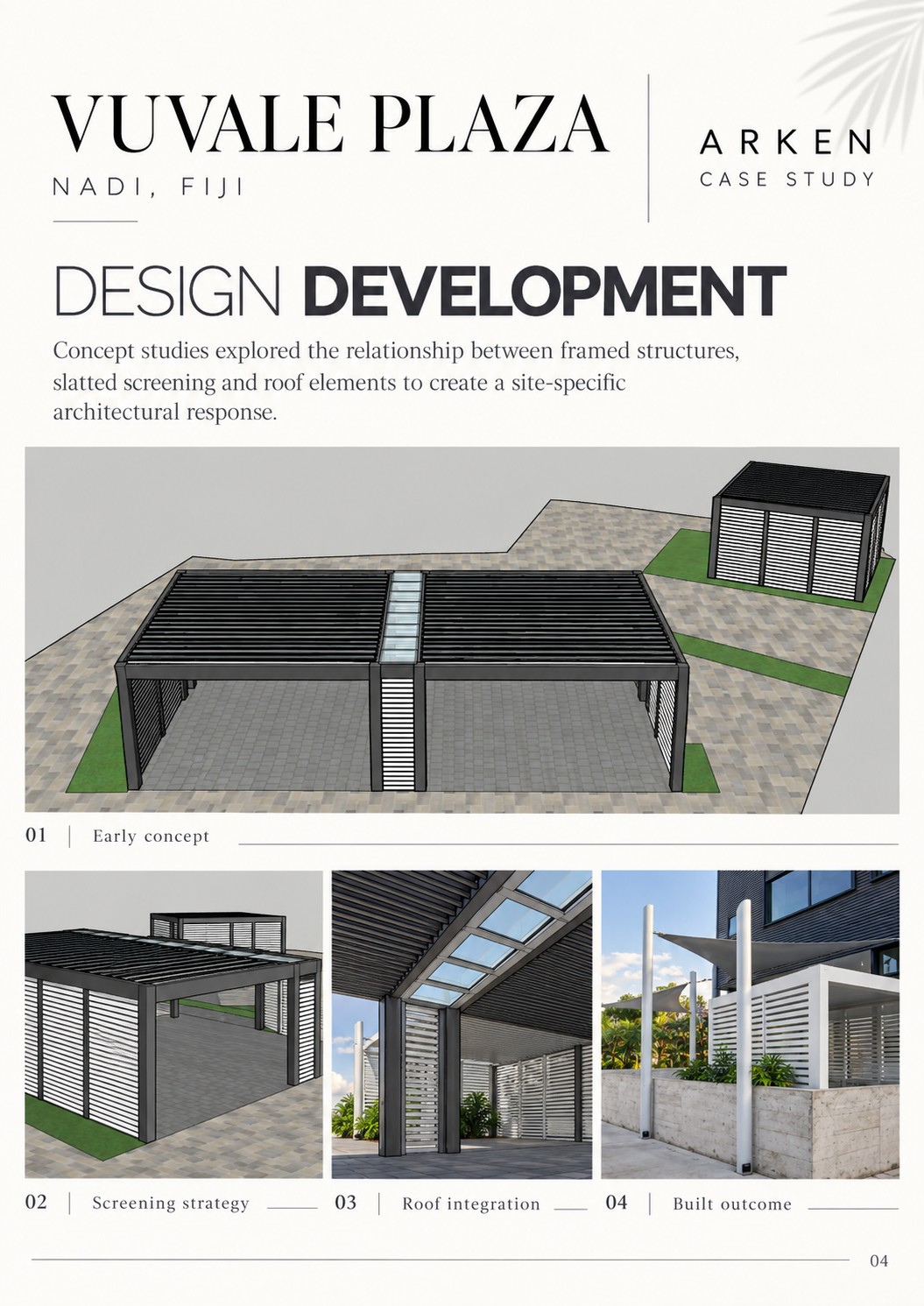 Vuvale Plaza ARKEN design development case study page
