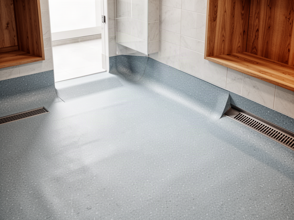 Textured Wet-Area Vinyl application concept
