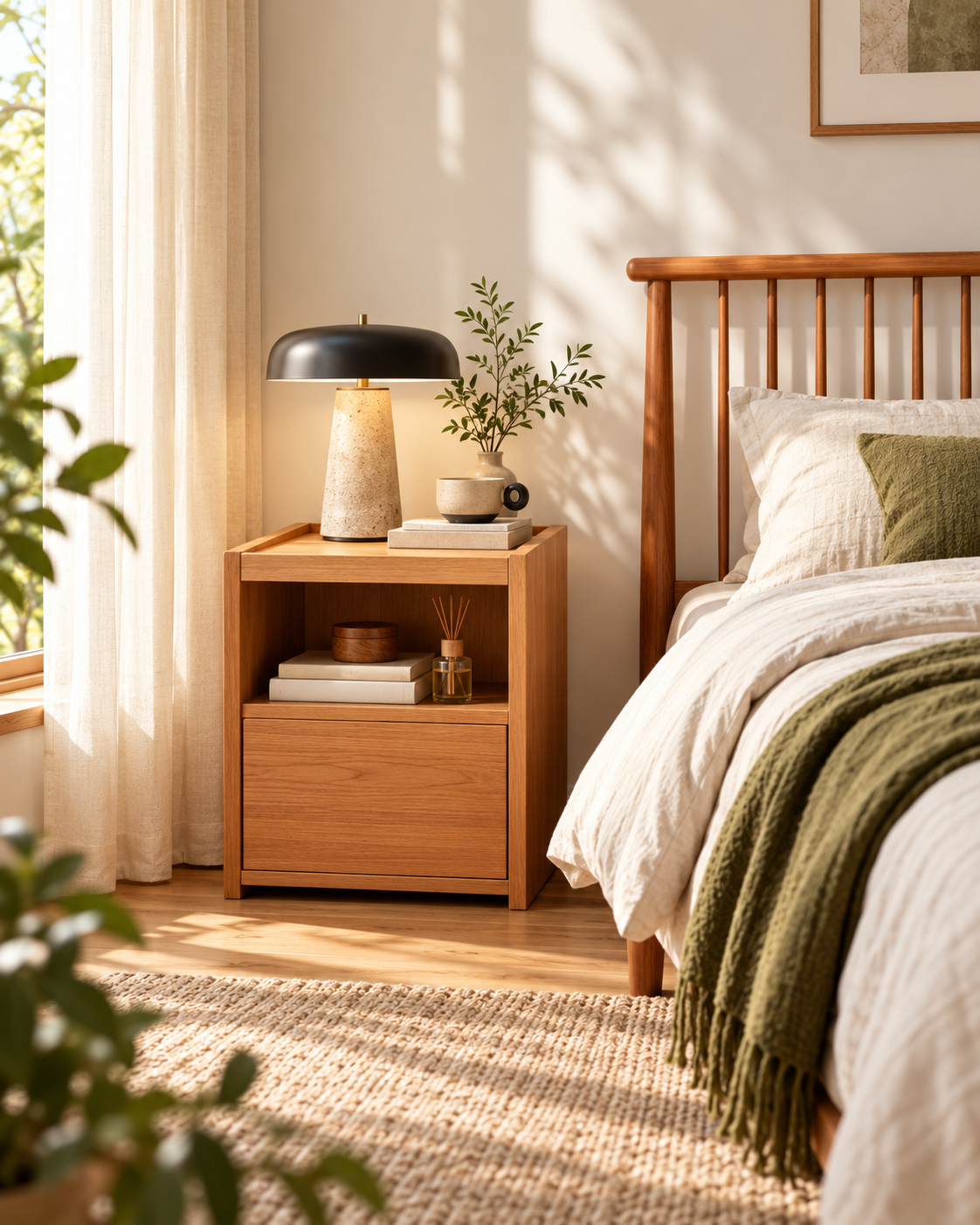 Compact Bedside Table — SKELVAR HHG-2FT