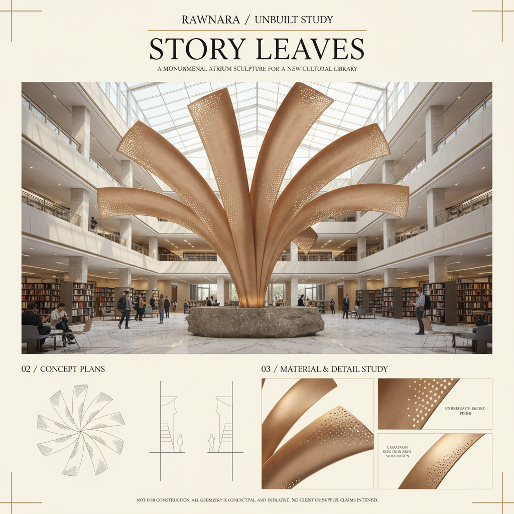 RAWNARA concept design presentation for Story Leaves
