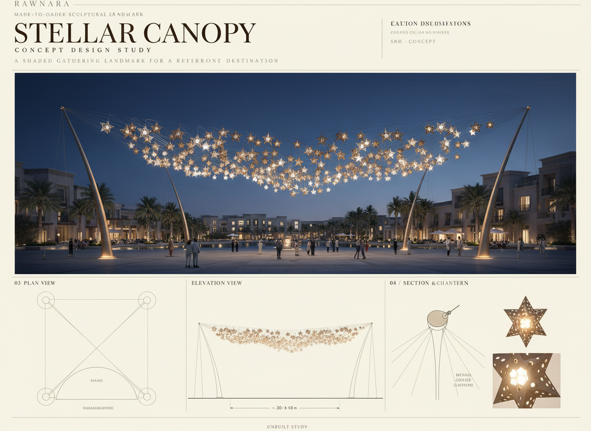 RAWNARA concept design presentation for Stellar Canopy