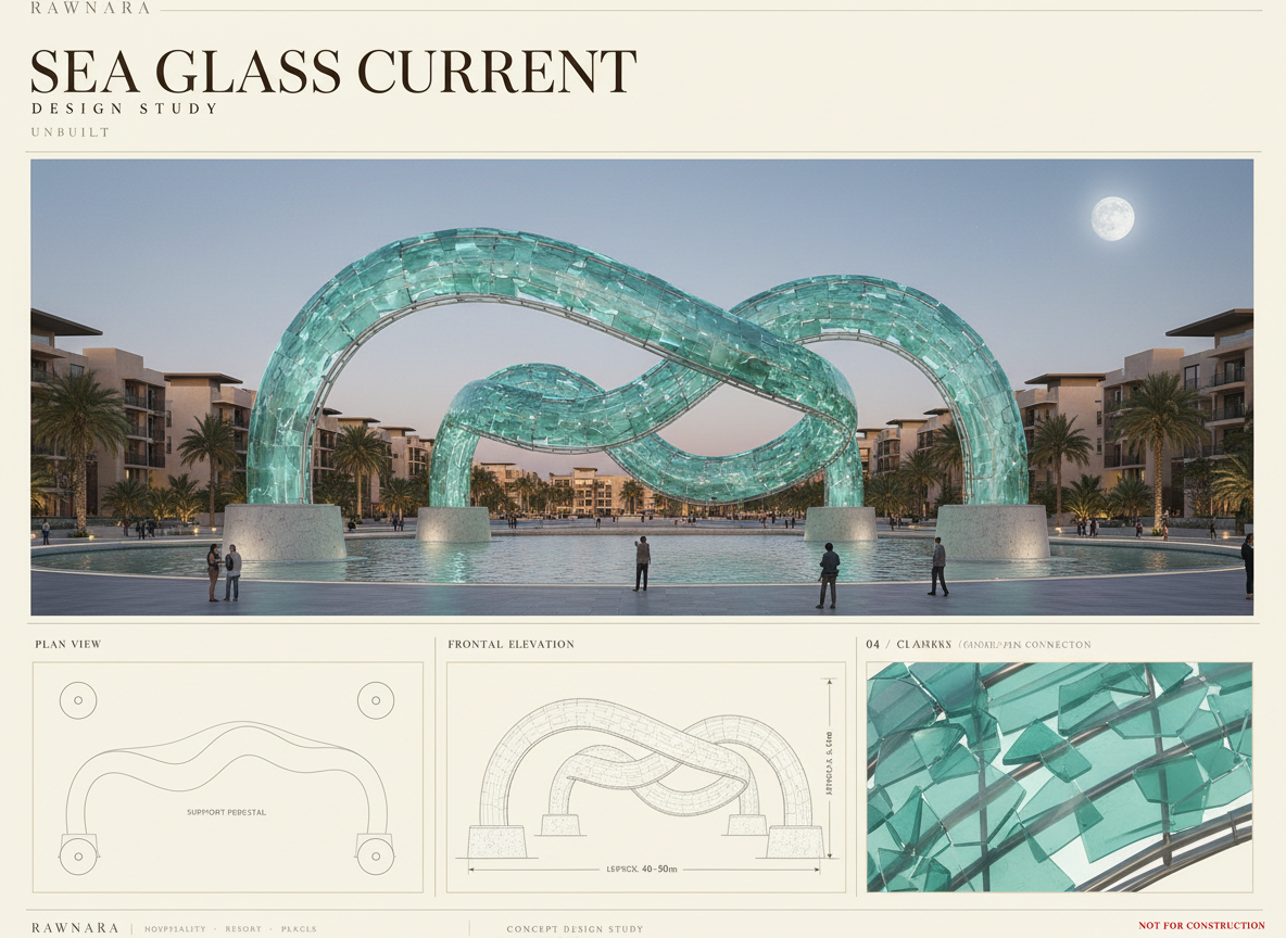 RAWNARA concept design presentation for Sea Glass Current