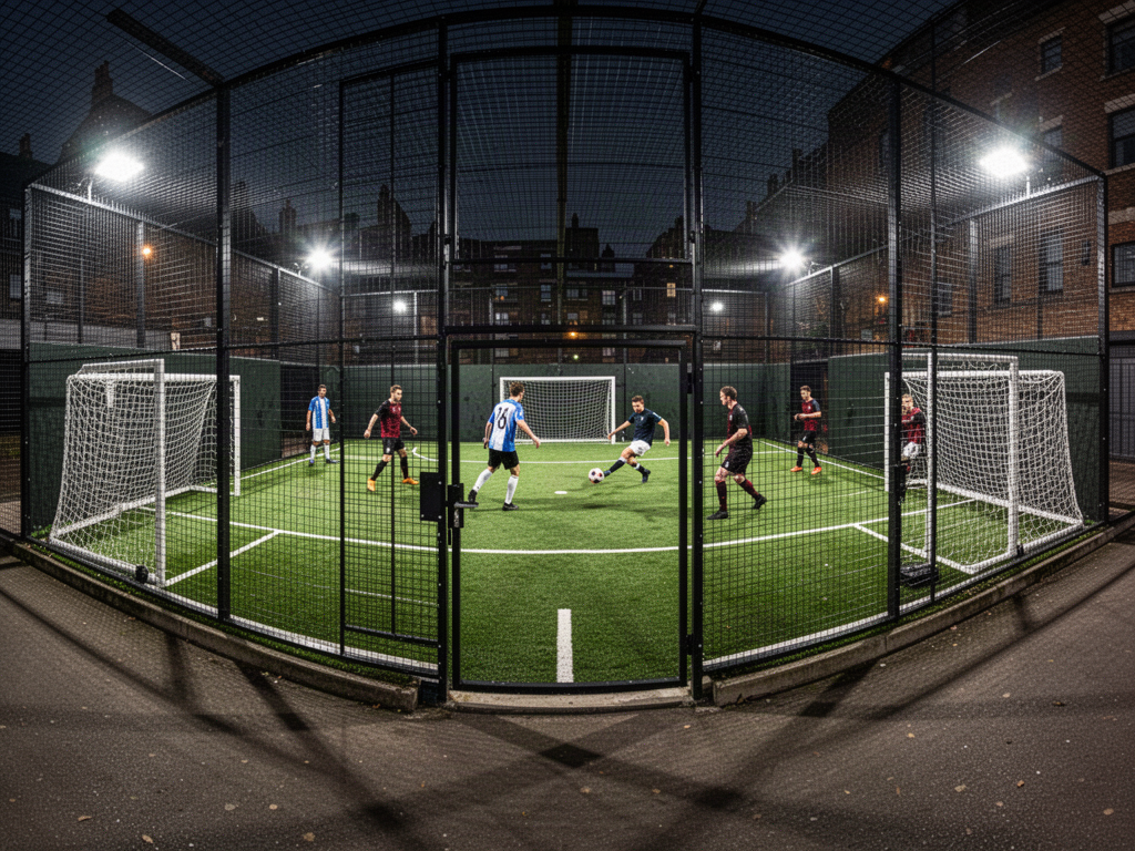 Cage Football Systems — Small-sided · enclosed · urban