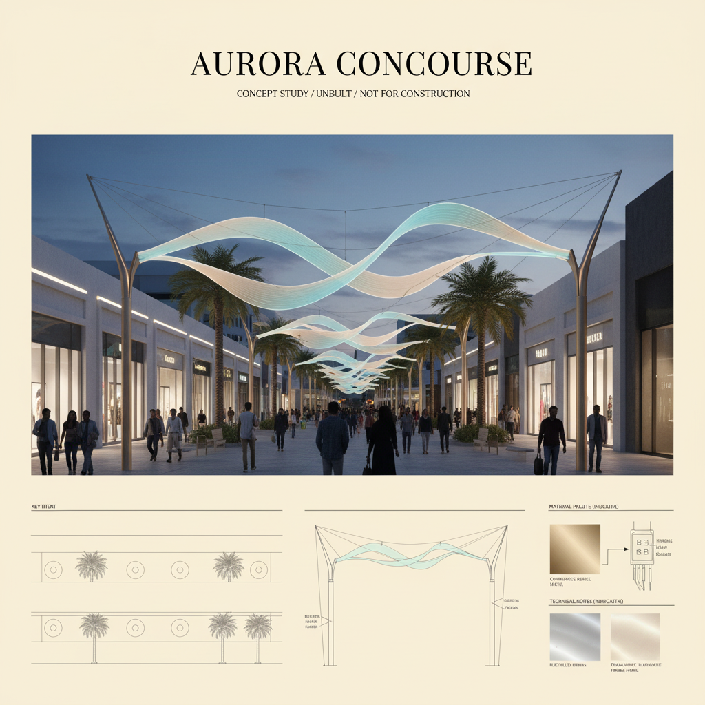 RAWNARA concept design presentation for Aurora Concourse