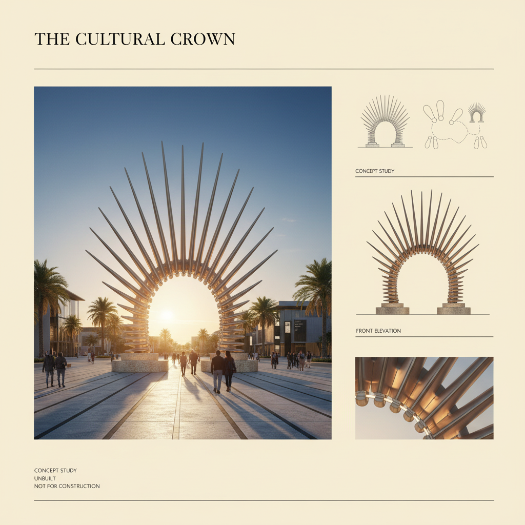 RAWNARA concept design presentation for The Cultural Crown