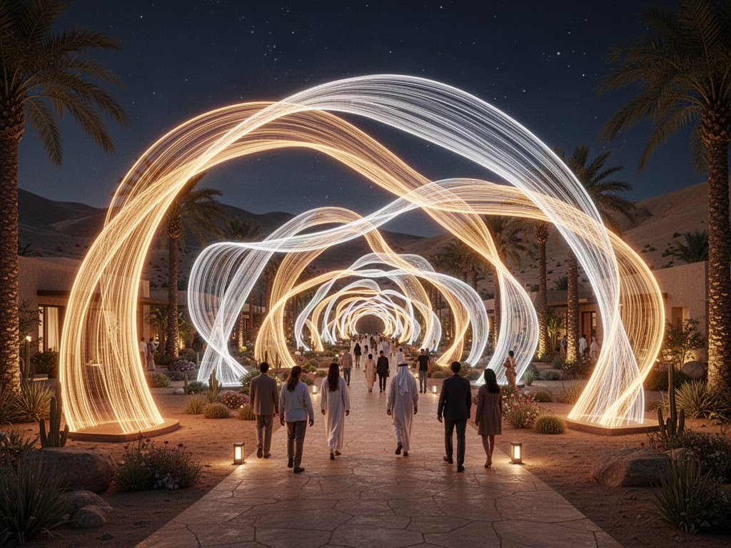 Illustrative architectural visualisation for RAWNARA Immersive