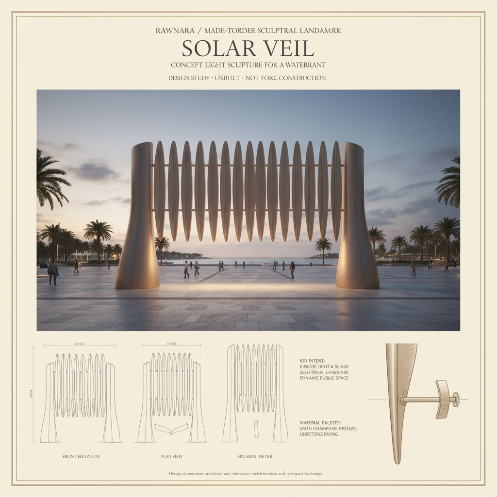 RAWNARA concept design presentation for Solar Veil