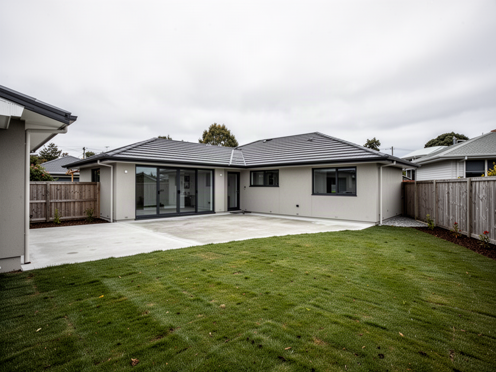 From spare backyard to all-weather outdoor room before REIMAGINE concept