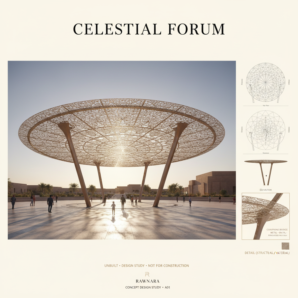 RAWNARA concept design presentation for Celestial Forum