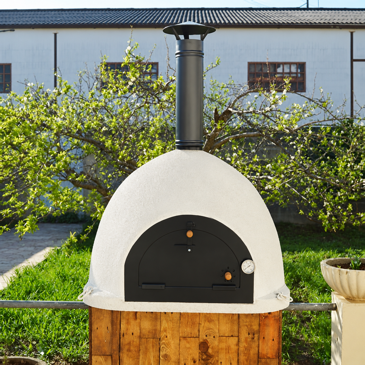 EMBR ALDER 85 handmade Portuguese wood-fired pizza oven