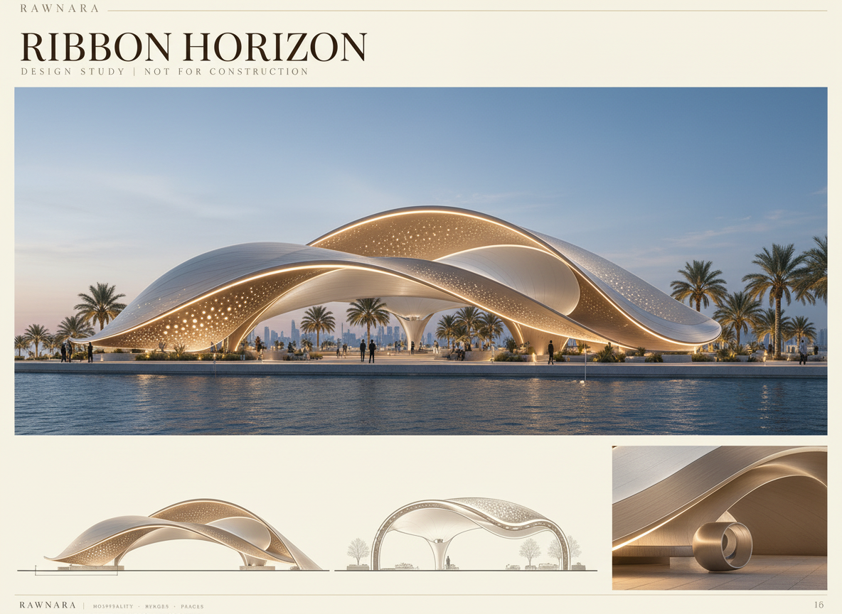 RAWNARA concept design presentation for Ribbon Horizon