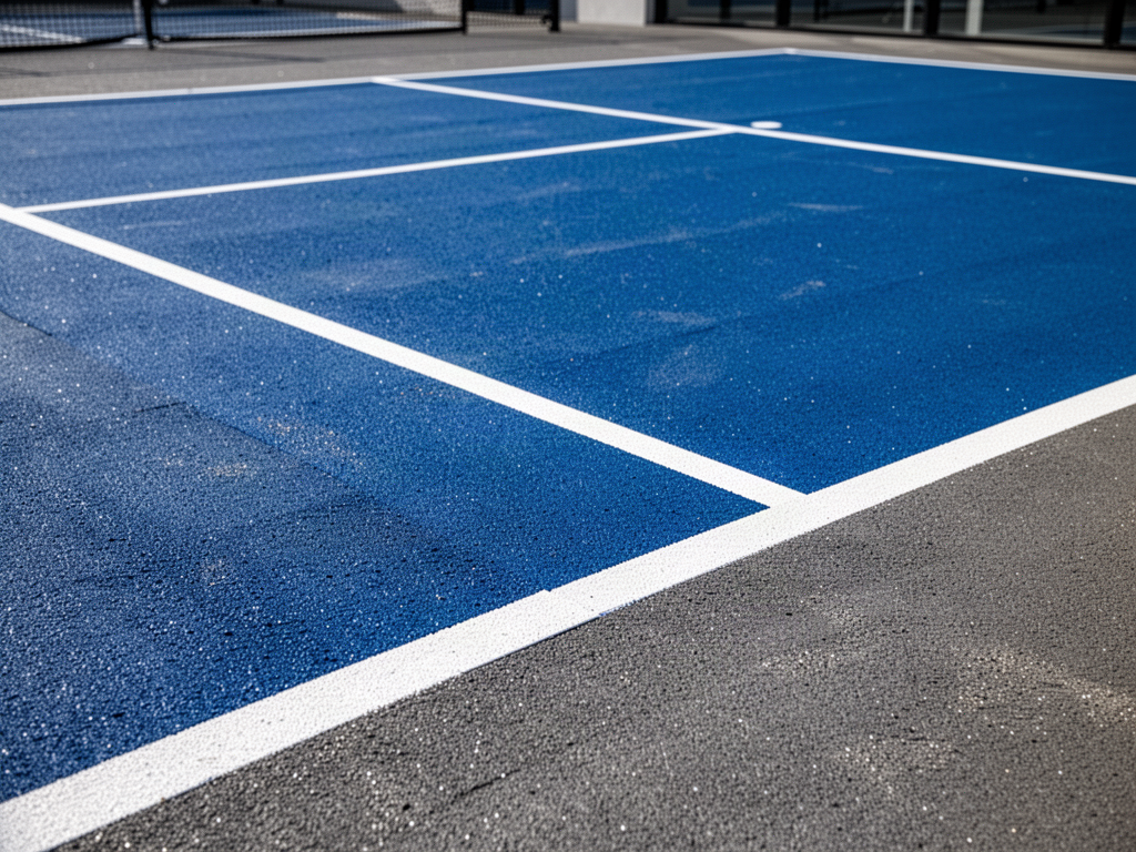 Acrylic Pickleball Flooring application concept