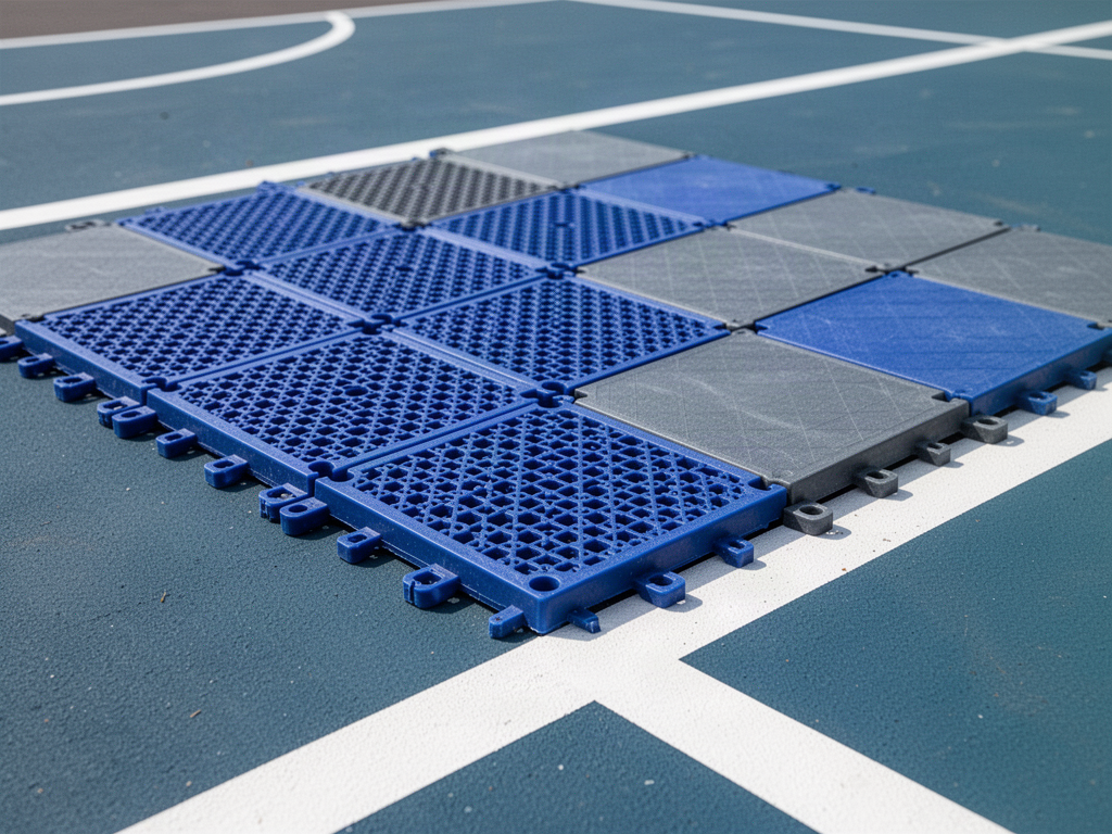 Modular PP Court Tiles application concept
