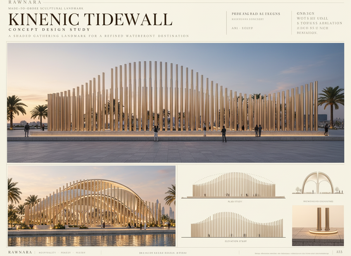 RAWNARA concept design presentation for Kinetic Tidewall