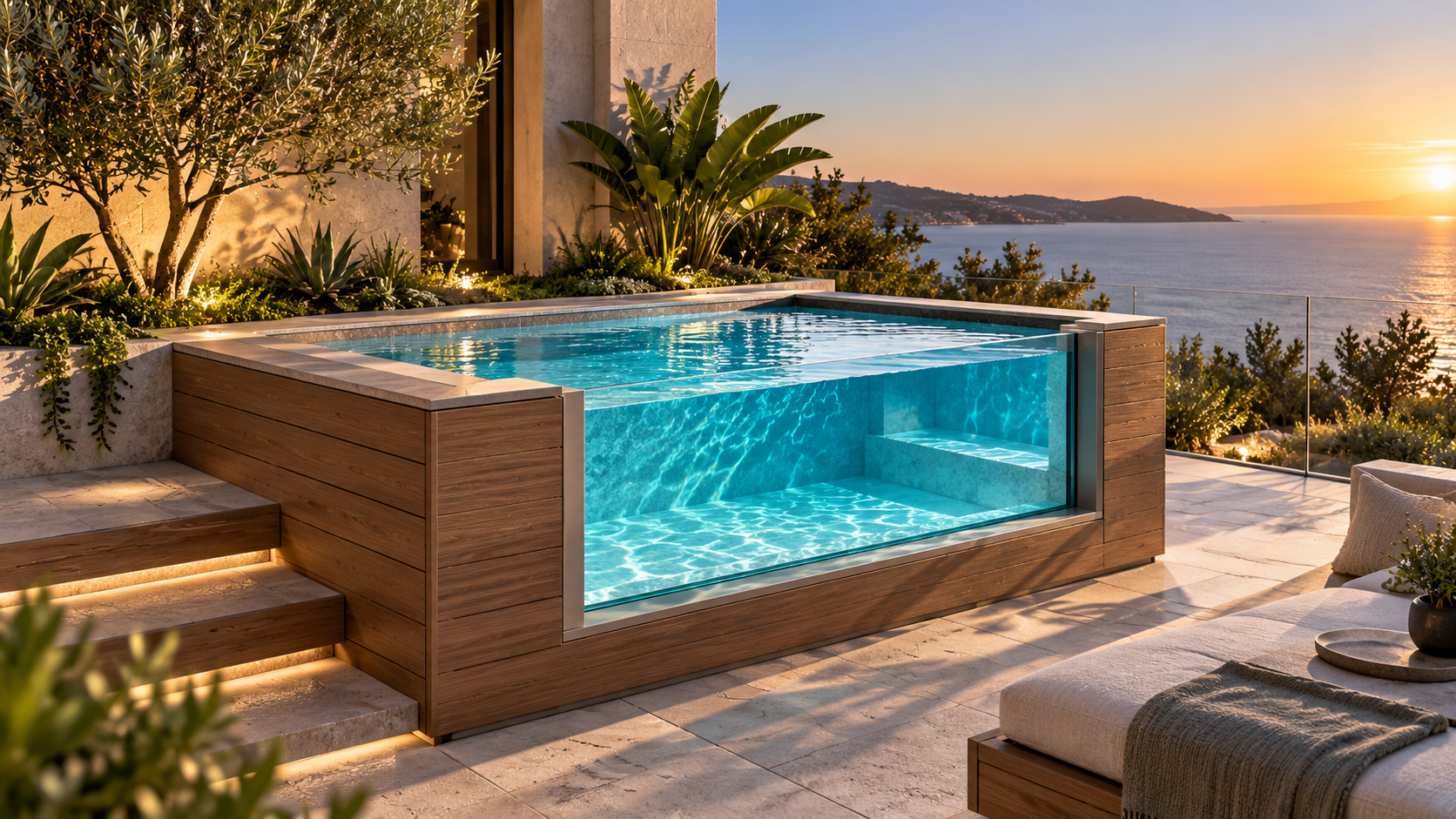 ORDRAN PLUNGE compact framed pool system