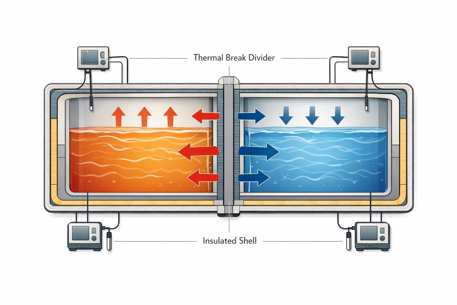 Pool equipment and heating planning diagram