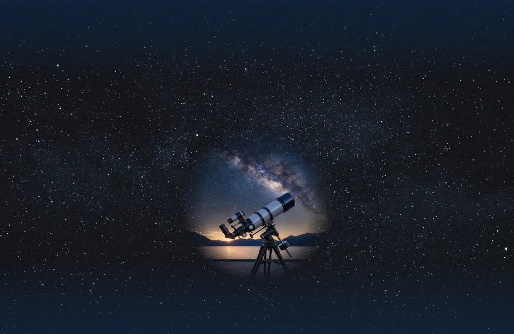 Atmospheric space-learning artwork