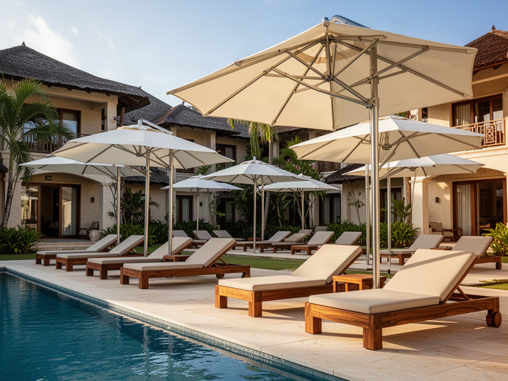 Pool and beachfront spaces — apollo concept
