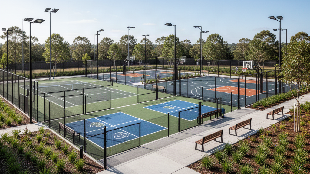 LUTHVAR COURTS — Complete court + facility infrastructure