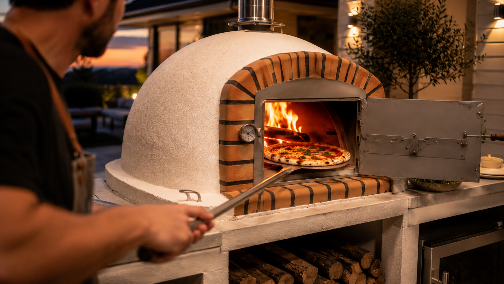 Wood-fired pizza oven Cooking 101 visual guide