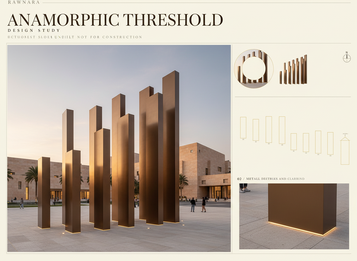 RAWNARA concept design presentation for Anamorphic Threshold