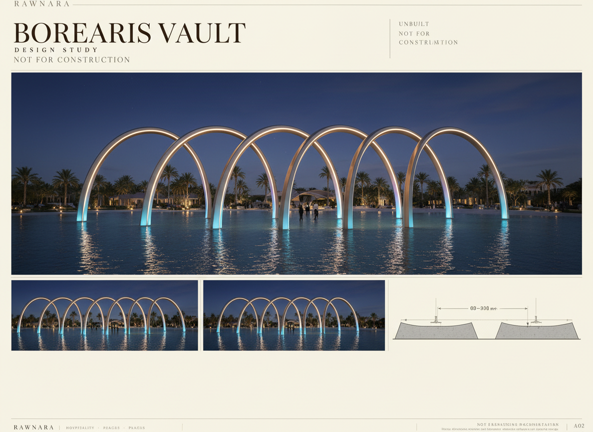 RAWNARA concept design presentation for Borealis Vault