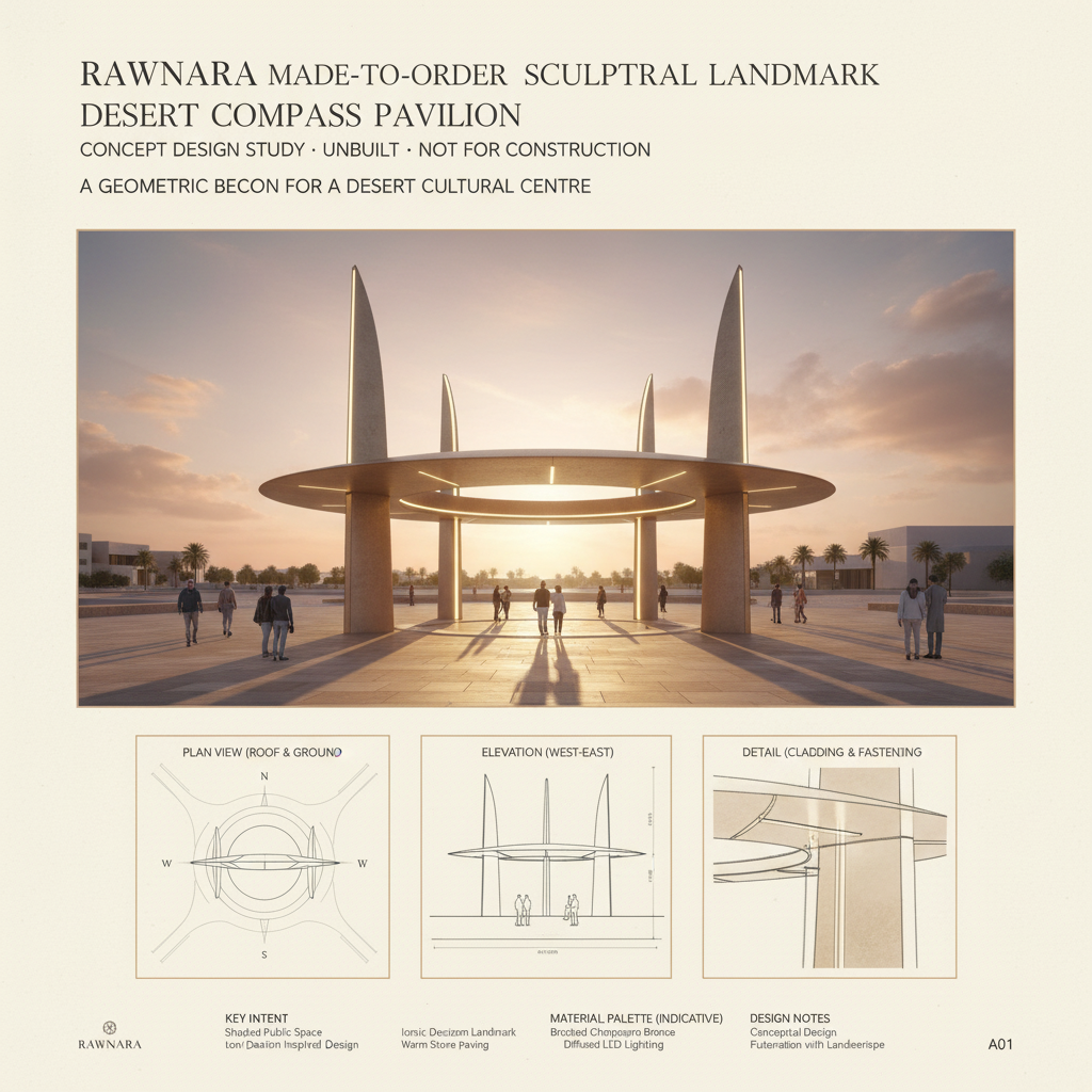 RAWNARA concept design presentation for Desert Compass