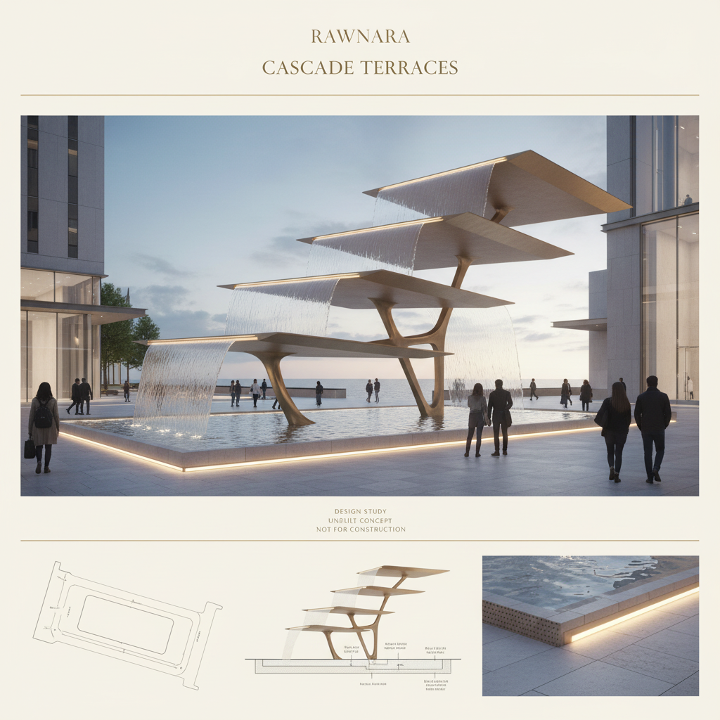 RAWNARA concept design presentation for Cascade Terraces