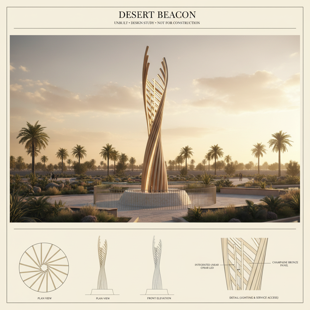 RAWNARA concept design presentation for Desert Beacon