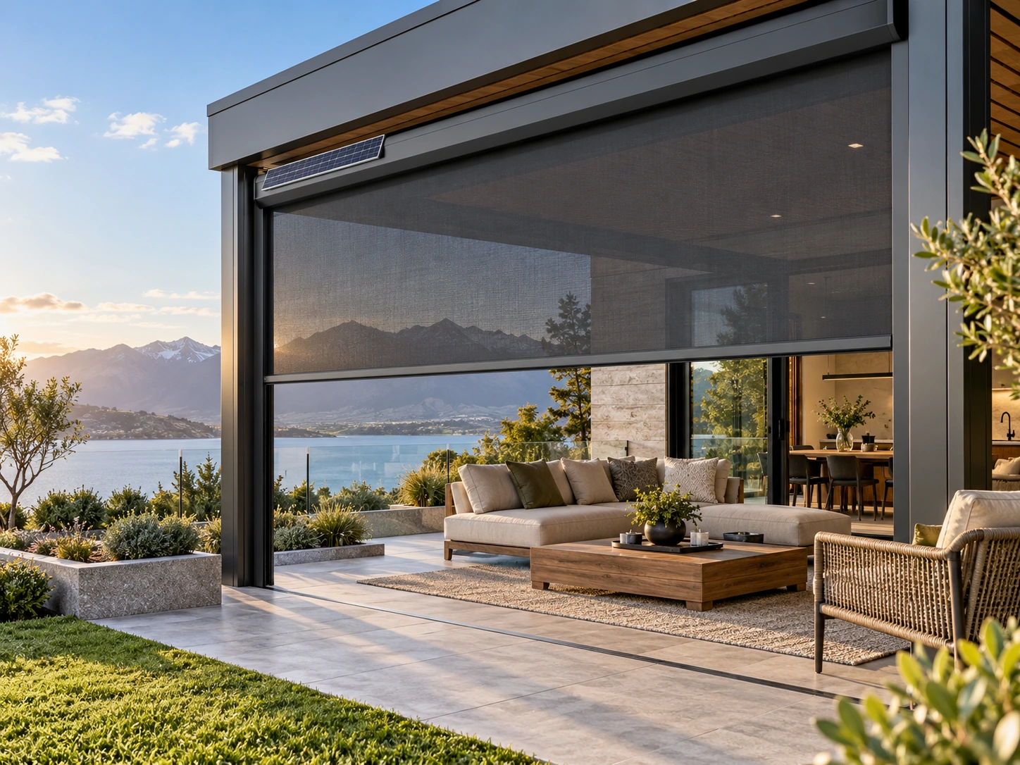 Specialist solar-powered screening — apollo concept