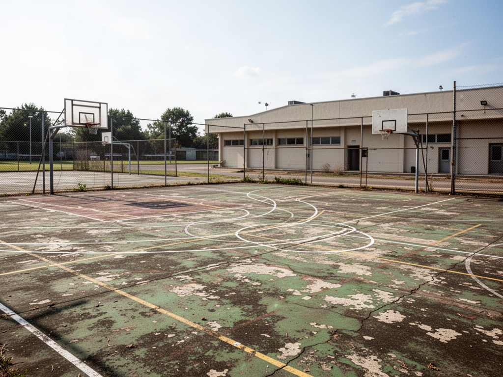From tired court to connected performance venue before REIMAGINE concept