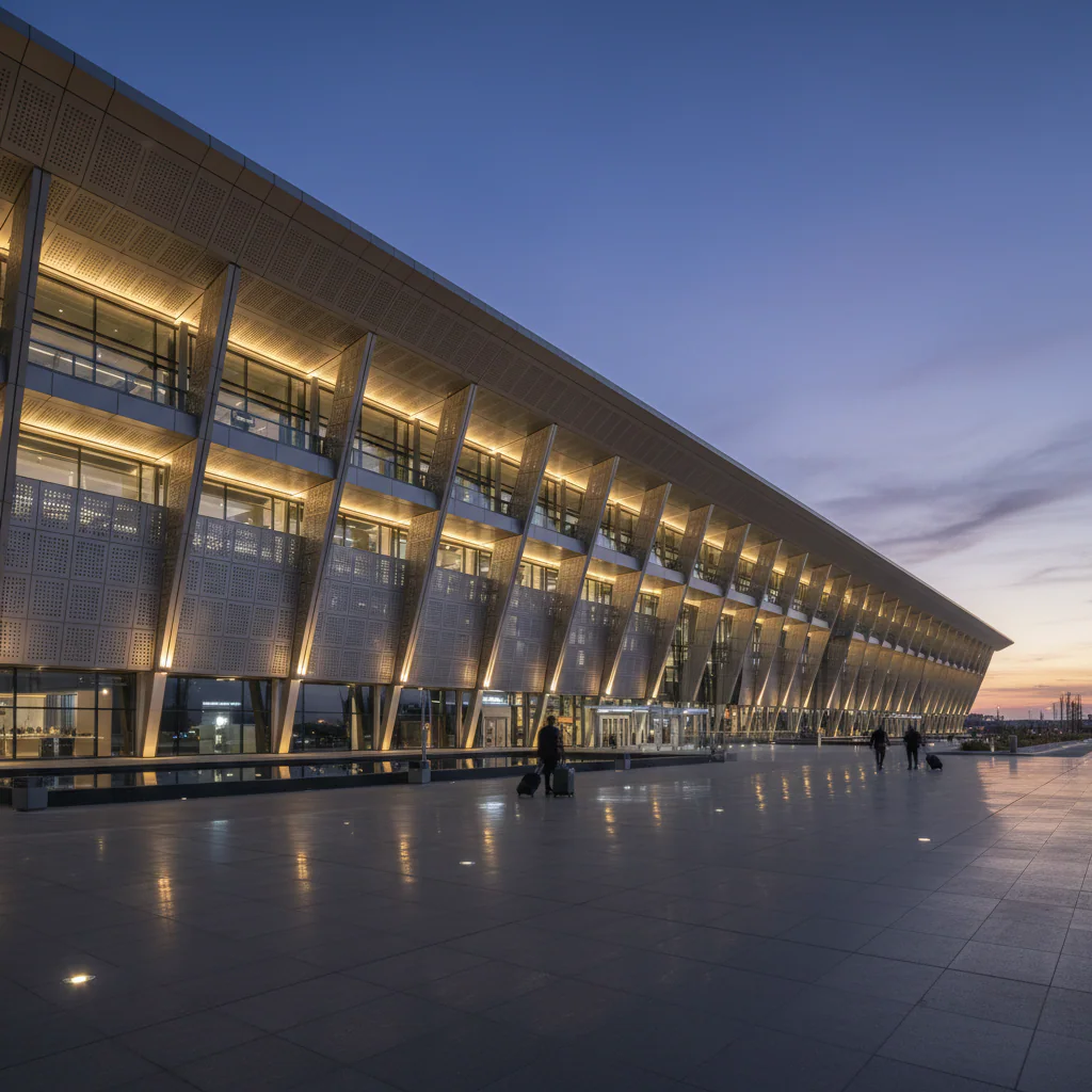 Airports & Transport architectural façade application reference