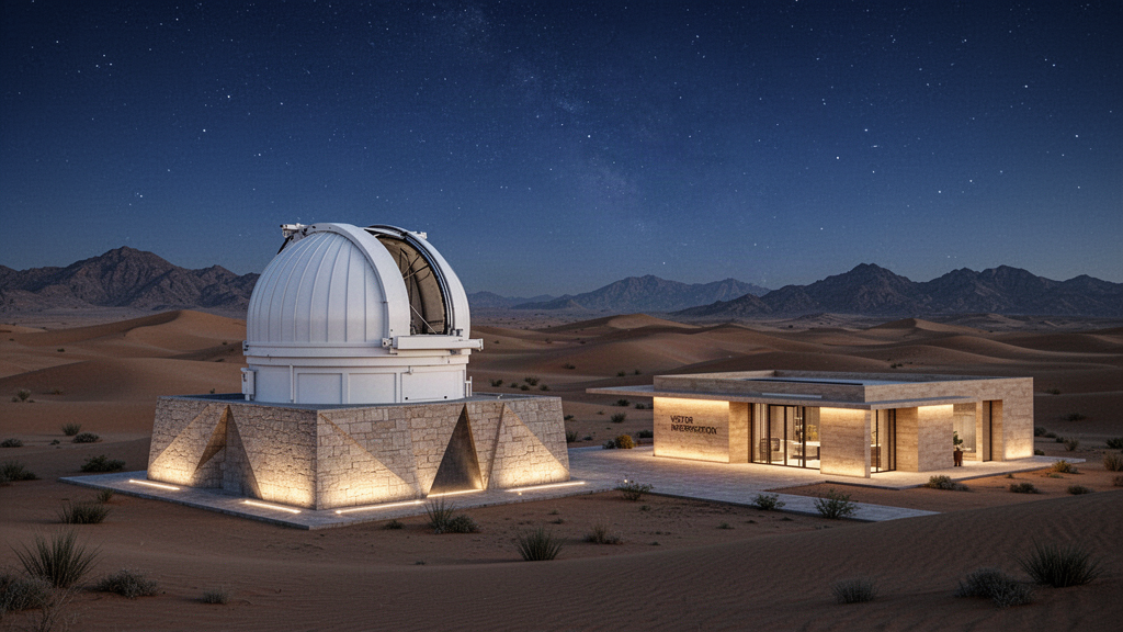 GCC Desert Observatory observatory architectural study