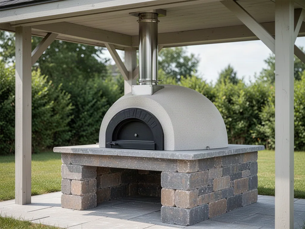 Wood-fired pizza oven installation and outdoor cooking planning reference