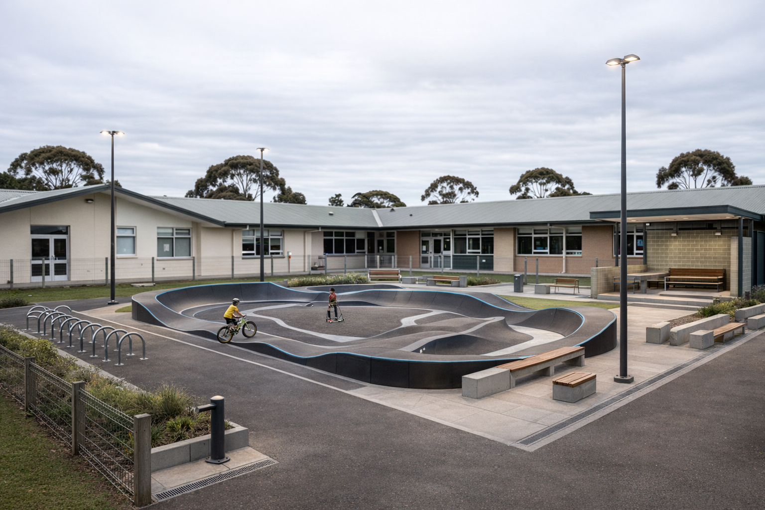From underused school corner to active movement campus REIMAGINED concept